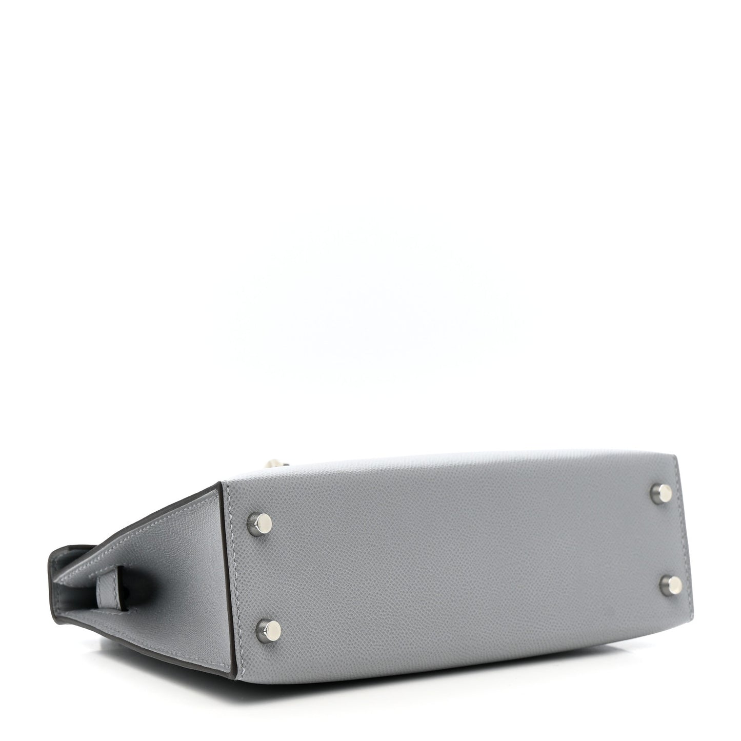 Madame Calfskin Mini Kelly Sellier 20 Gris Pantin