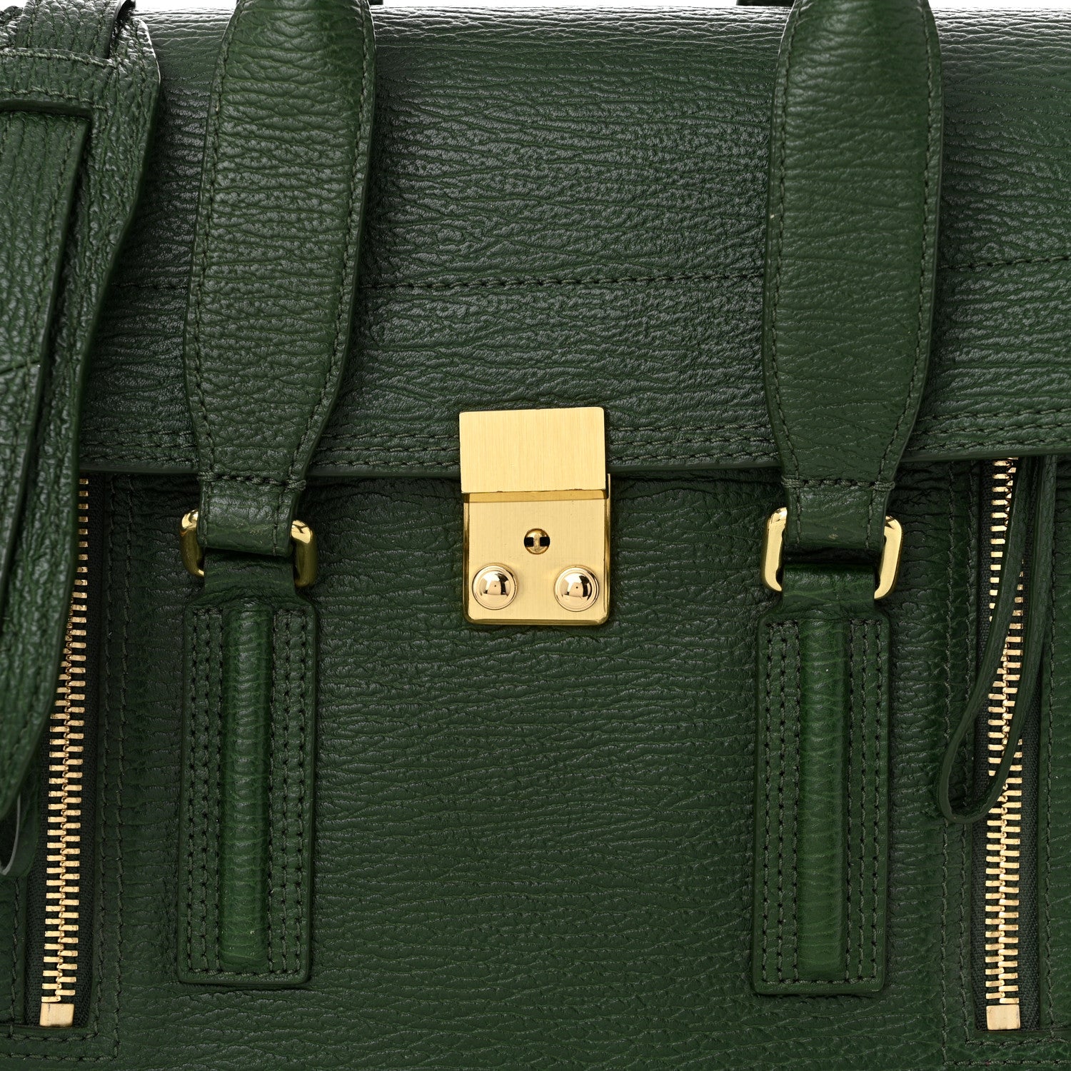 3.1 Phillip Lim Textured Calfskin Medium Pashli Satchel Jade 8 of 13