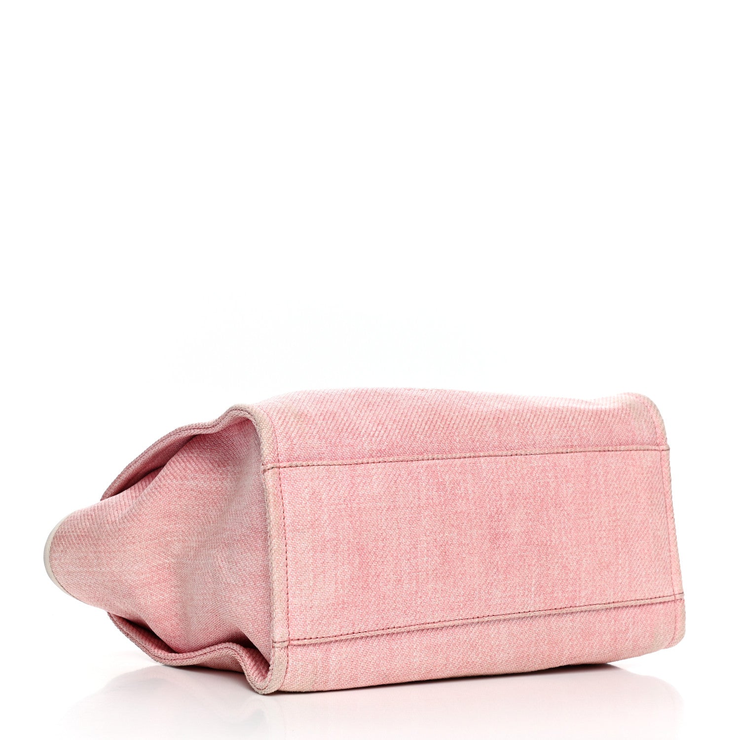 Chanel Canvas Medium Deauville Tote Pink 4 of 10