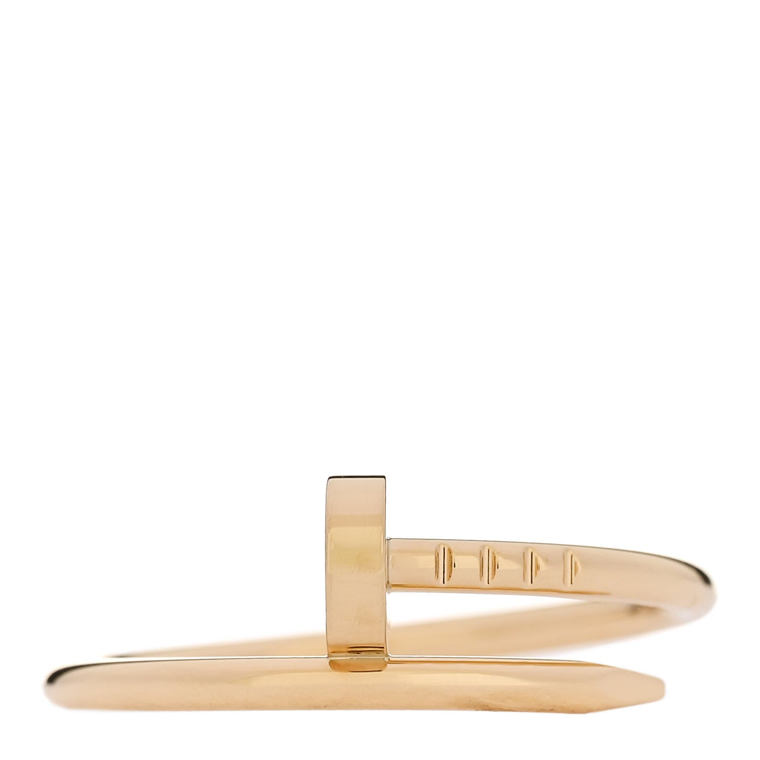 Cartier 18K Yellow Gold Small Juste Un Clou Ring 58 8.25 1 of 5