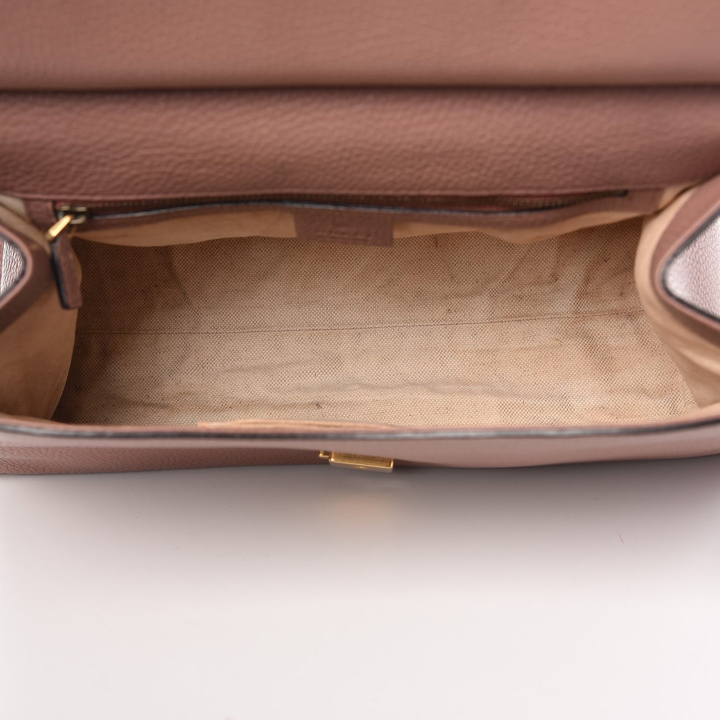 Calfskin Small GG Marmont Top Handle Bag Rosy Phard