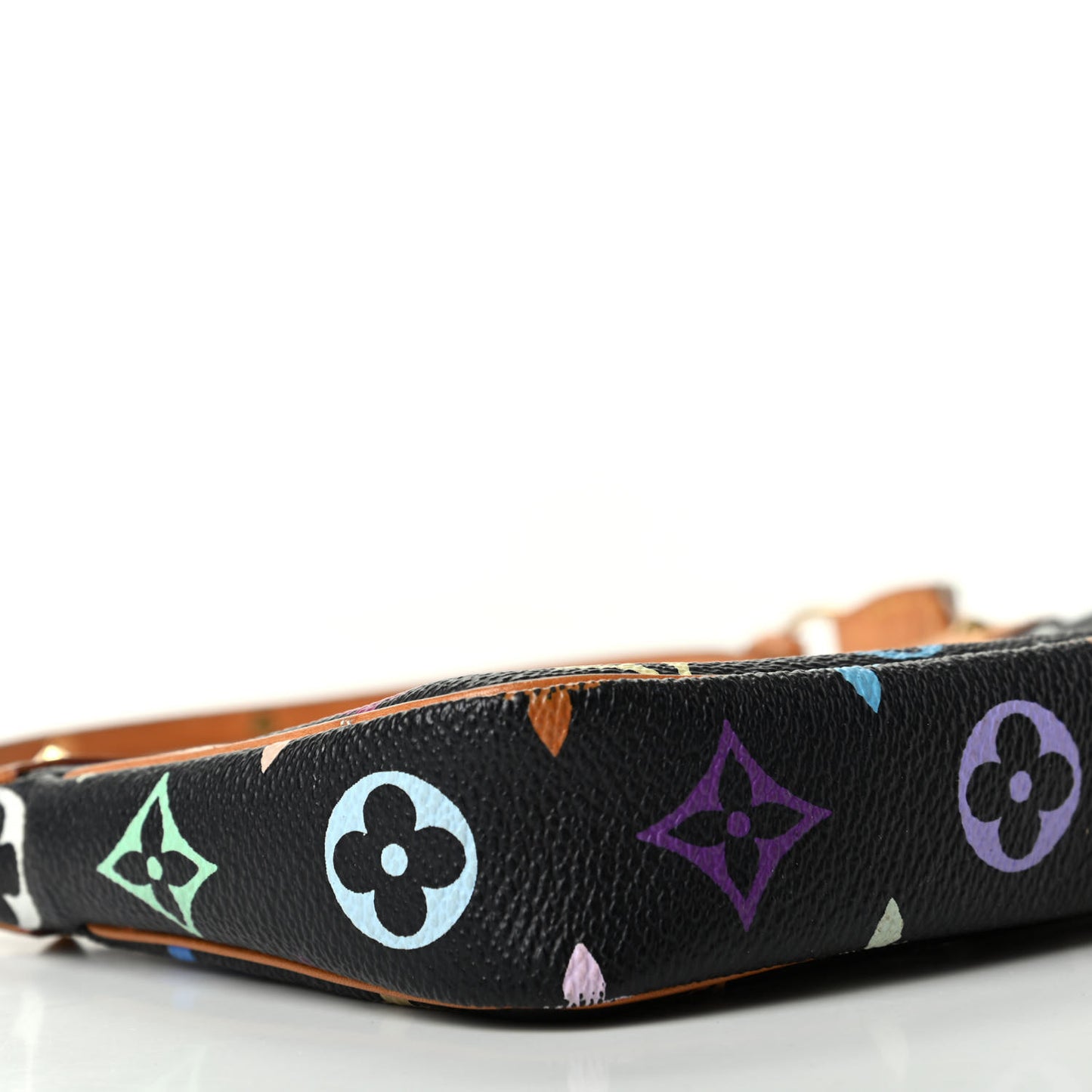 Monogram Multicolor Pochette Accessories Black
