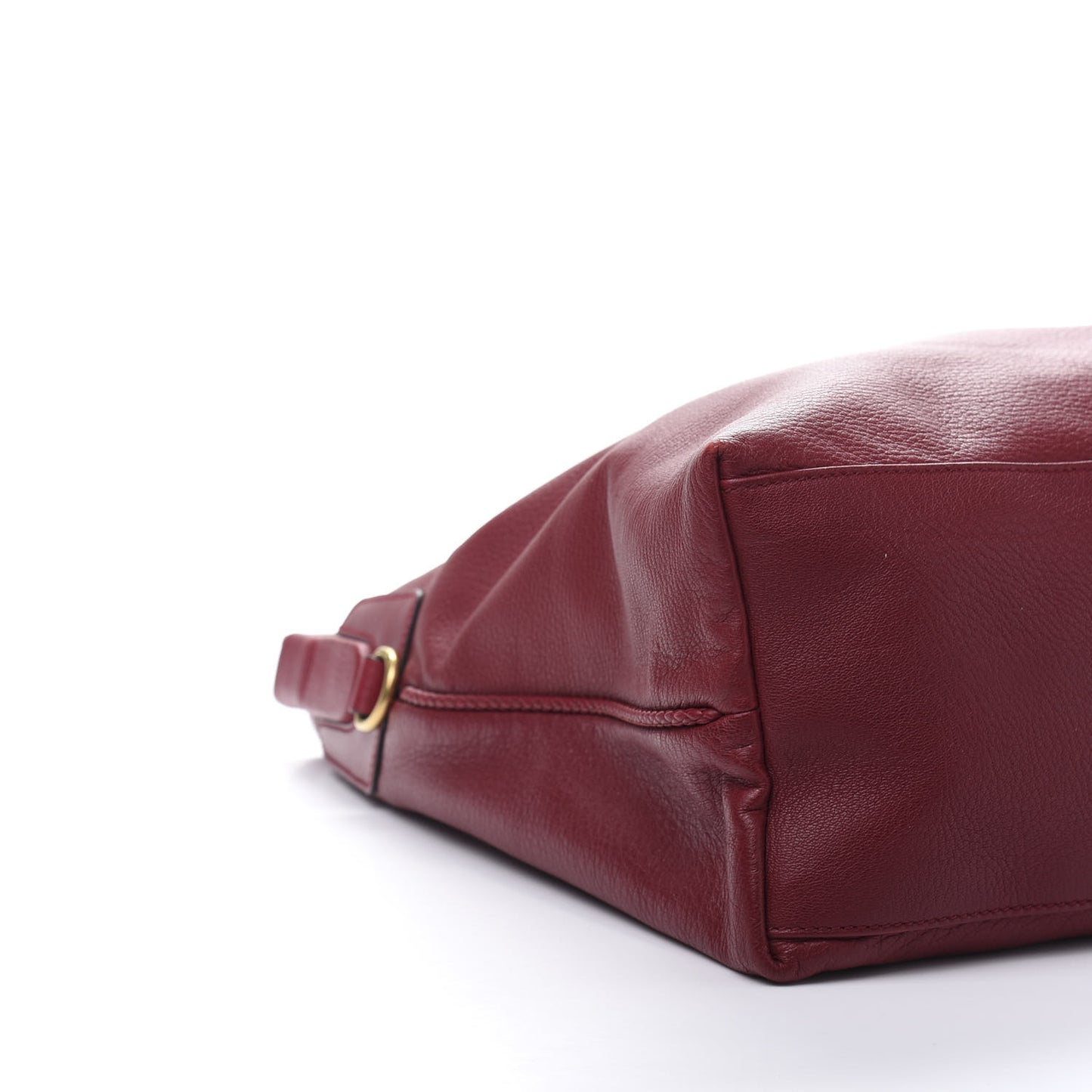 Deerskin Large Hip Bamboo Hobo Raspberry Candy