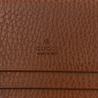 Gucci New Denim GG Monogram Jackie 1961 Card Case Blue Tea Cuir 7 of 9