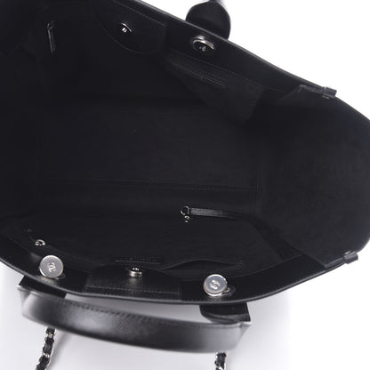 Chanel Caviar Medium Studded Deauville Tote Black 6 of 12