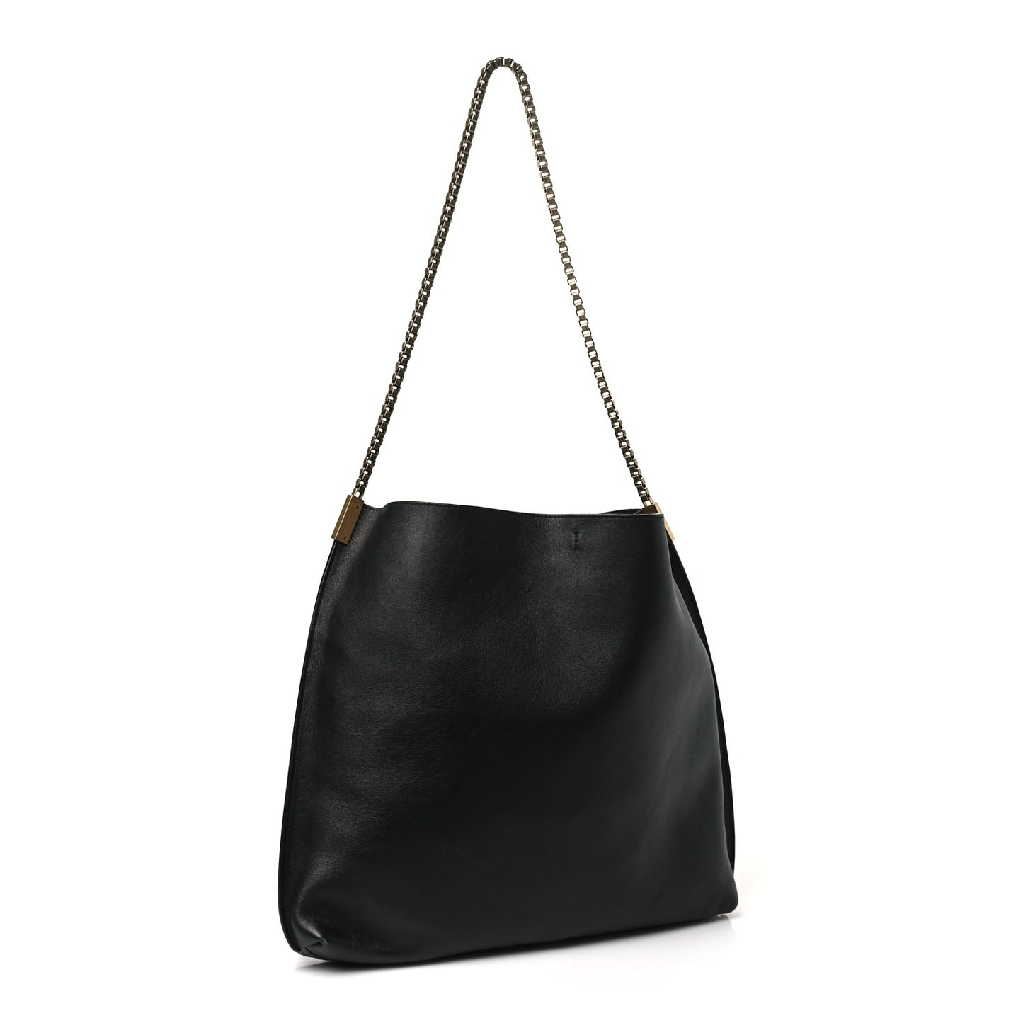 Calfskin Medium Suzanne Hobo Black