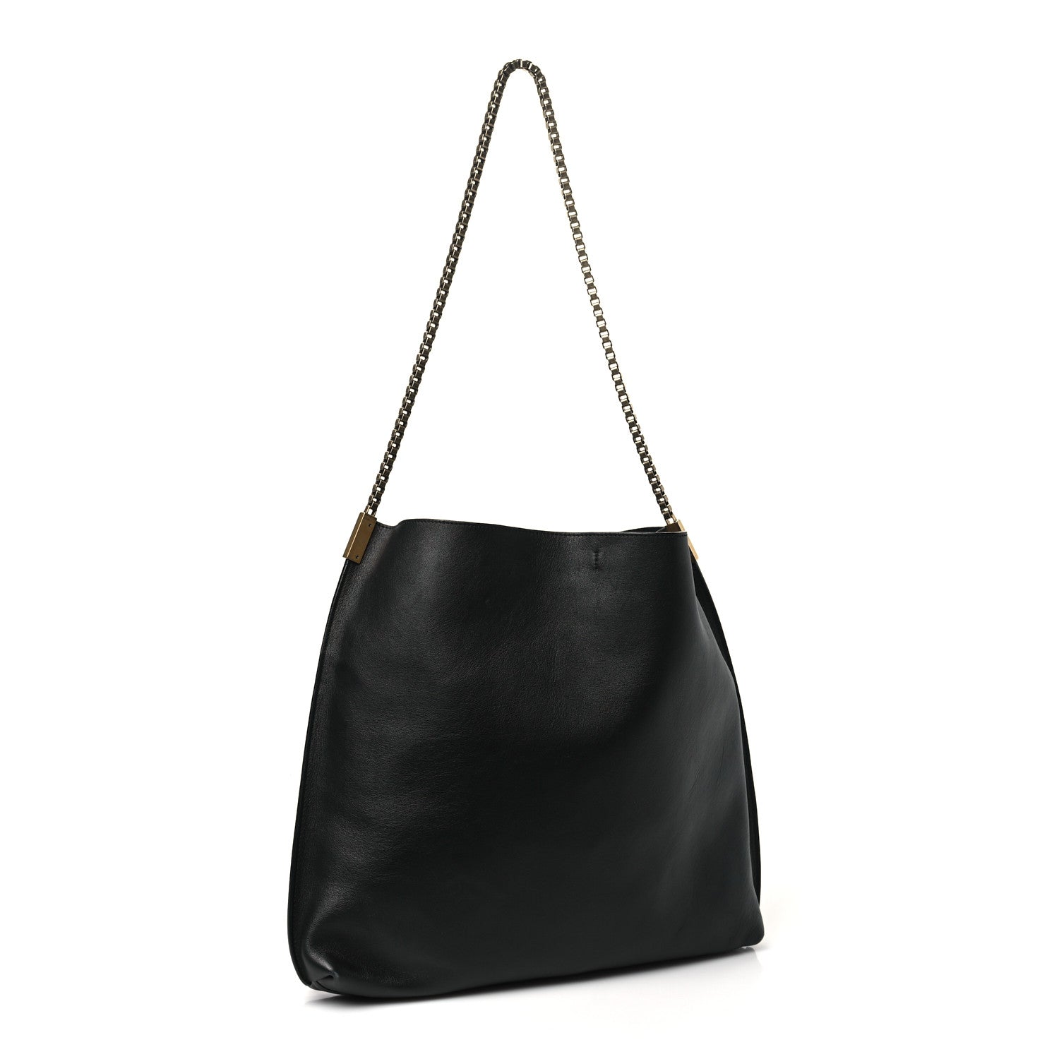 Saint Laurent Calfskin Medium Suzanne Hobo Black 4 of 11
