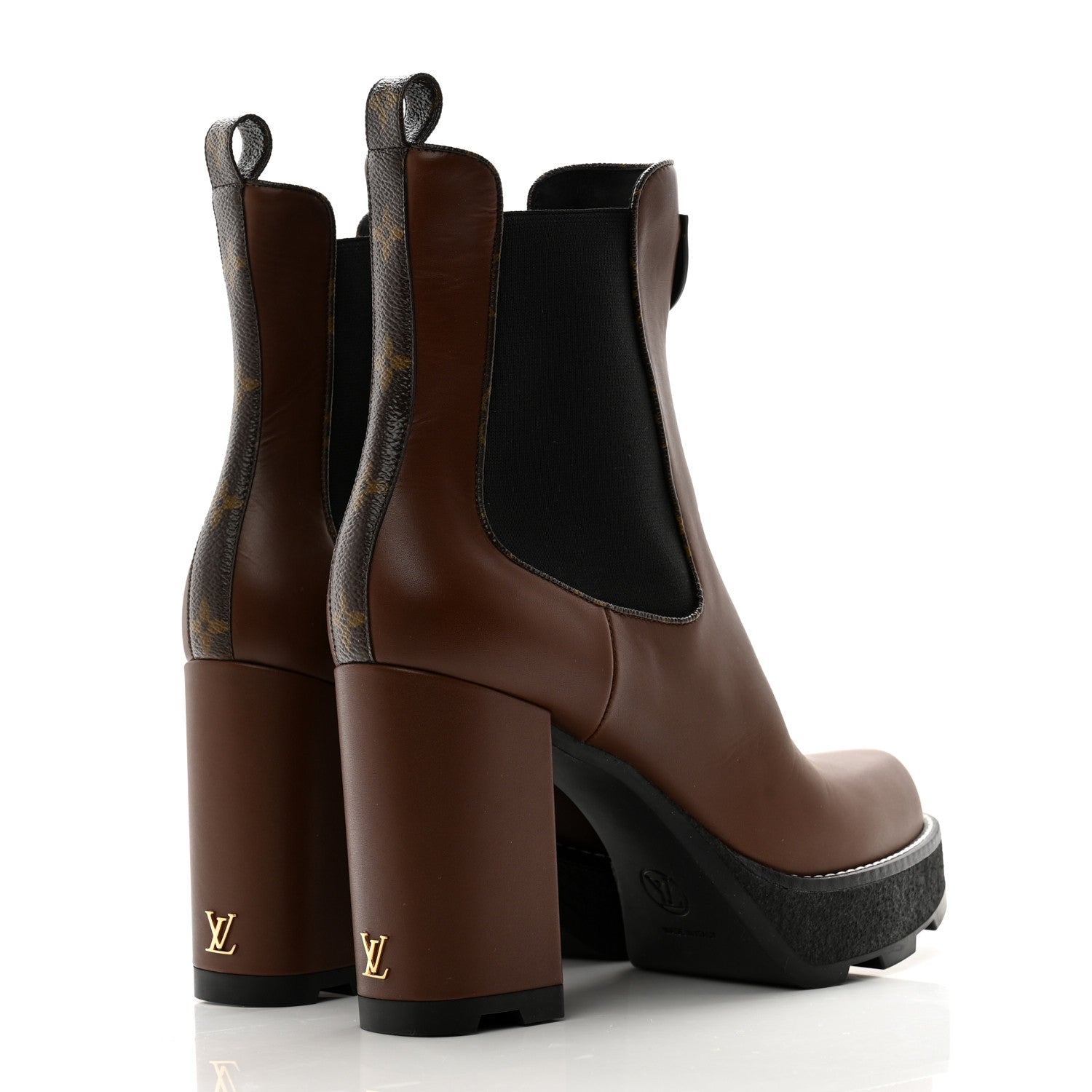 Louis Vuitton LV BEAUBOURG ANKLE BOOT 41 Cognac 4 of 9