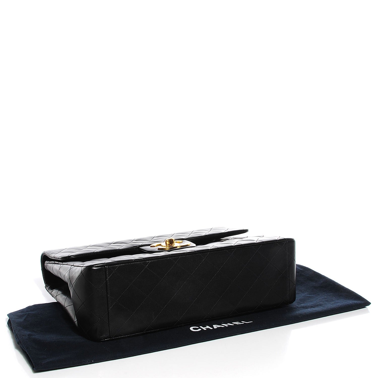 Chanel Lambskin XL Jumbo Flap Black 4 of 8