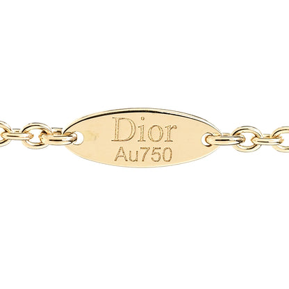 Christian Dior 18K Yellow Gold Diamond Lapis Lazuli Rose Des Vents Necklace 6 of 6