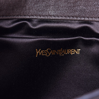 Saint Laurent Sheepskin Classic Y Ligne Clutch Brown 6 of 13