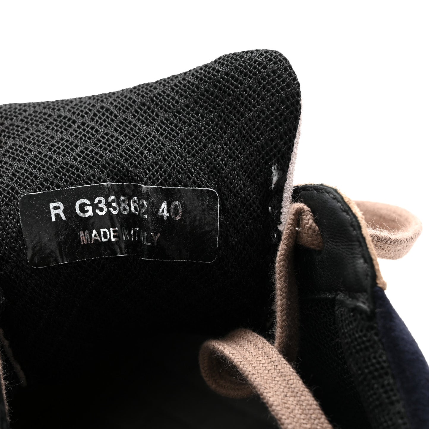 Suede Calfskin CC Sneakers 40 Brown Beige