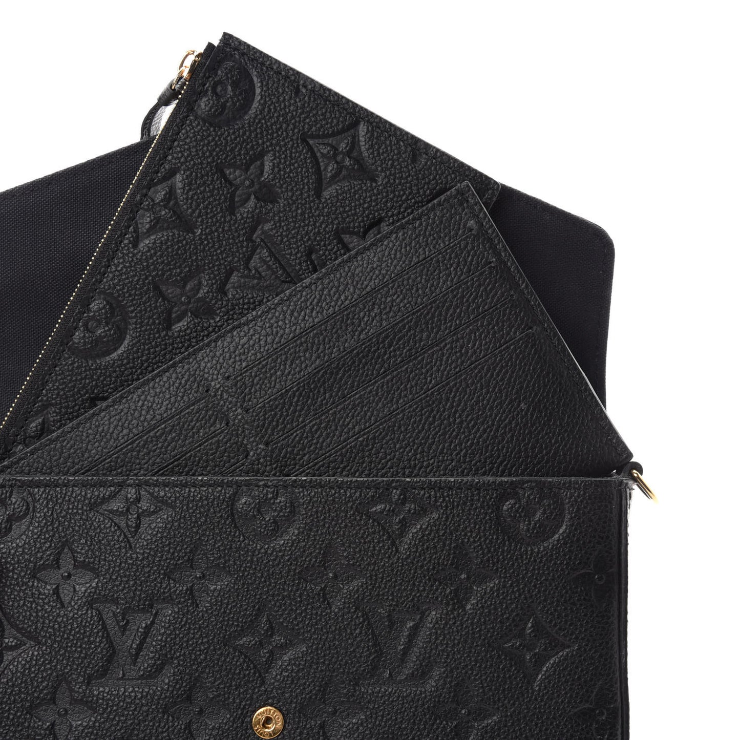 Empreinte Pochette Felicie Chain Wallet Black
