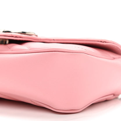 Gucci Calfskin Matelasse Super Mini GG Marmont Shoulder Bag Wild Rose 10 of 12