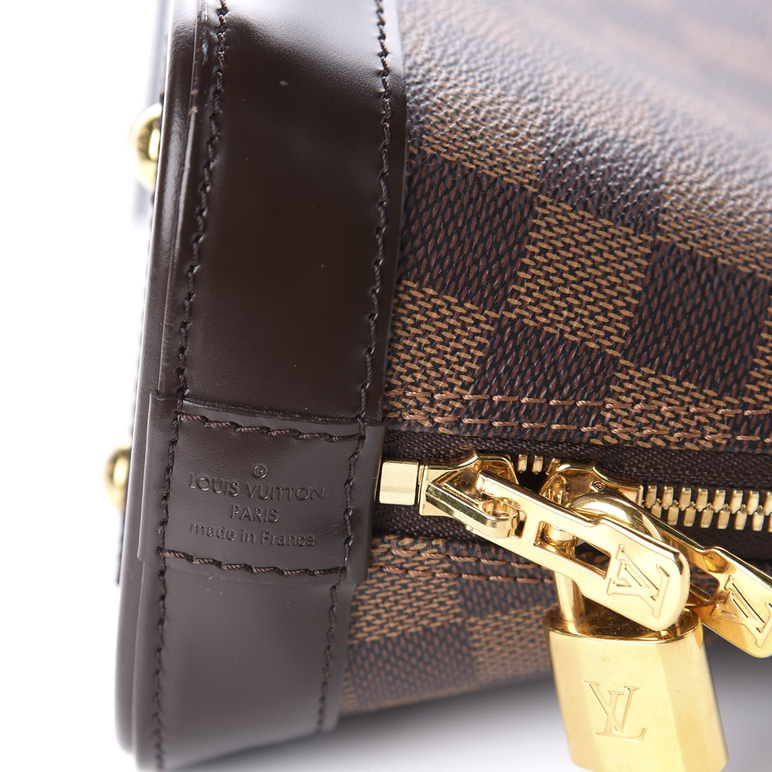 Louis Vuitton Damier Ebene Alma BB 9 of 10