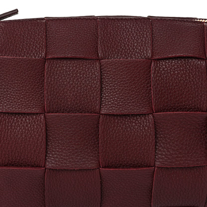 Bottega Veneta Grained Calfskin Maxi Intrecciato Brick Cassette Bag Bordeaux 8 of 10