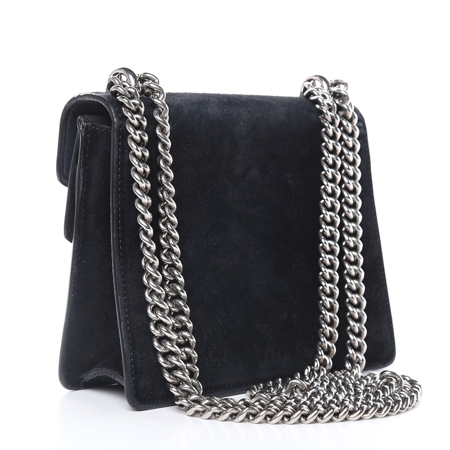 Suede Mini Dionysus Shoulder Bag Black