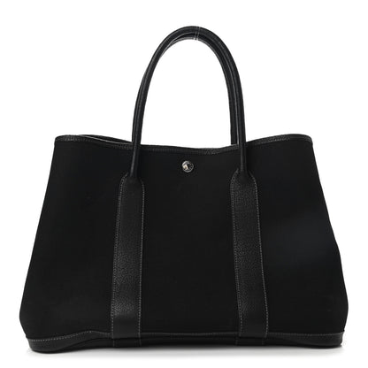 Hermes Toile Negonda Garden Party Tote 36 MM Black 1 of 11