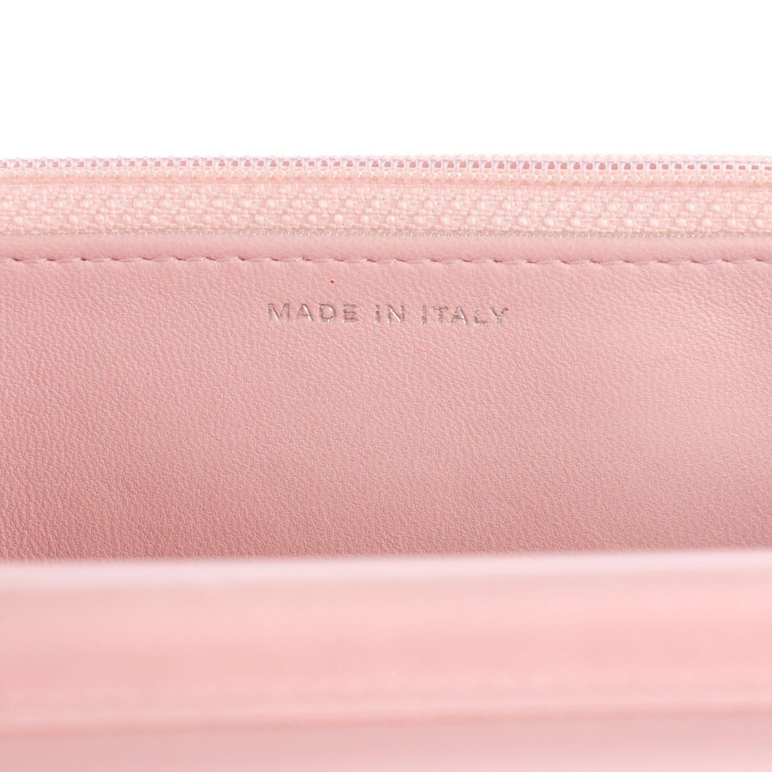 Chanel Lambskin Quilted Wallet On Chain WOC Light Pink 7 of 8