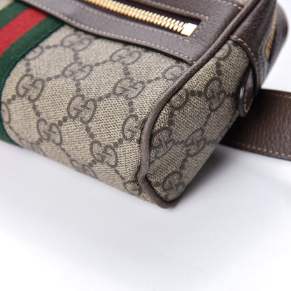 Gucci GG Supreme Monogram Web Small Ophidia Belt Bag 85 34 Dark Brown 6 of 9