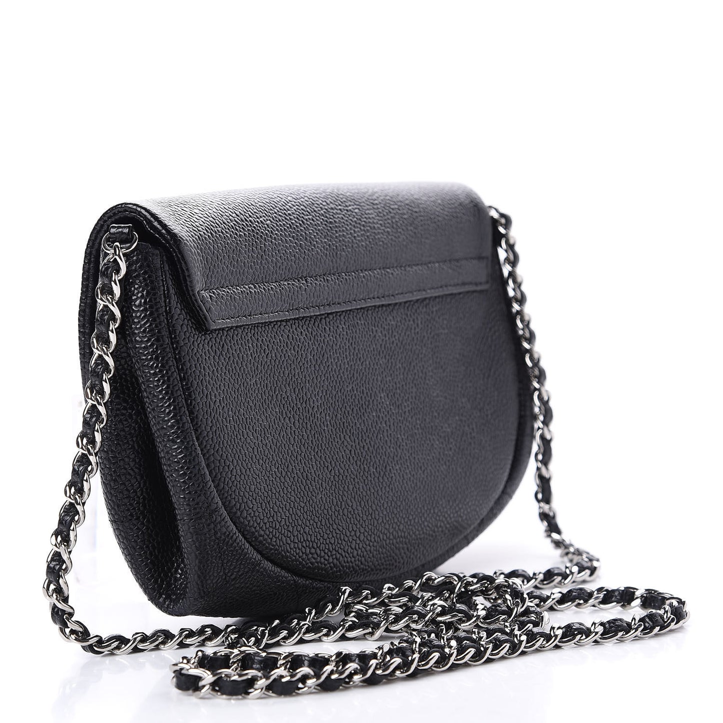 Caviar Half Moon Wallet On Chain WOC Black