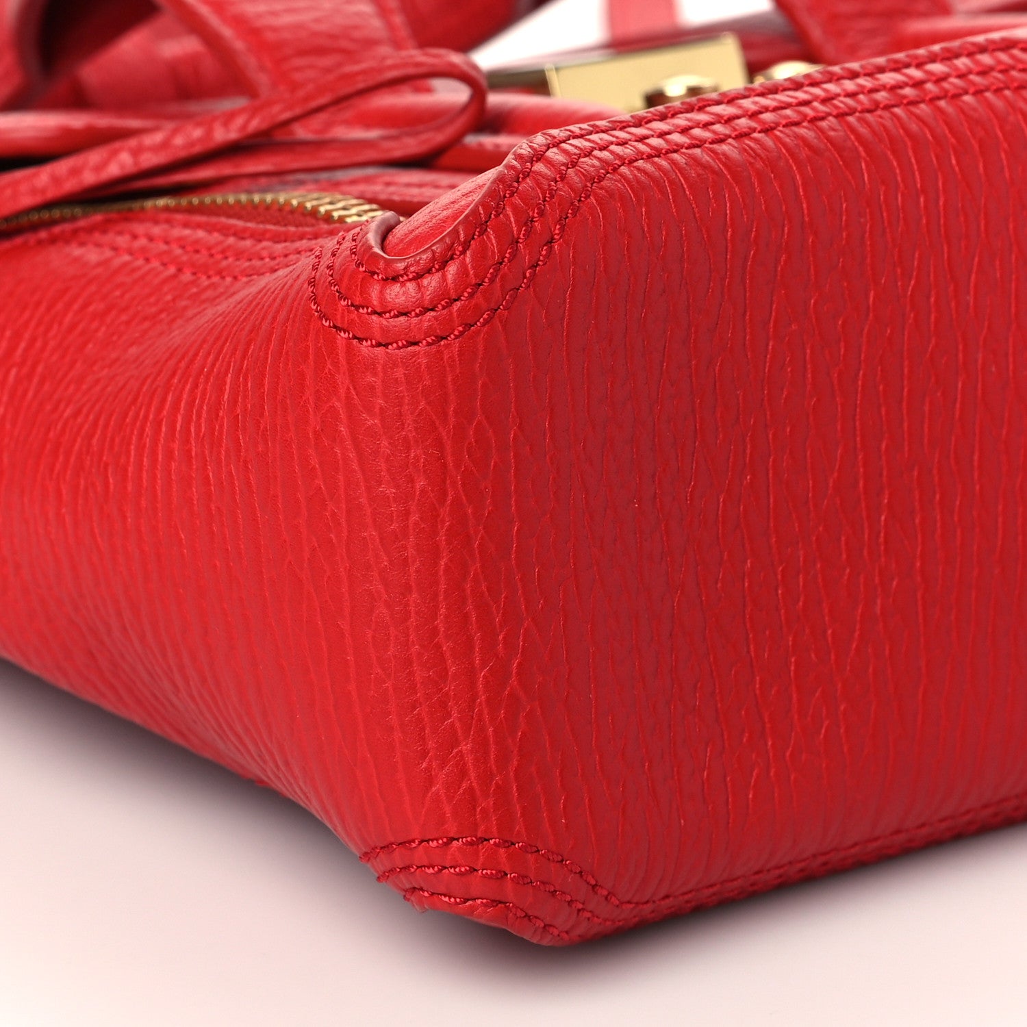 3.1 Phillip Lim Textured Calfskin Mini Pashli Satchel Red 10 of 11