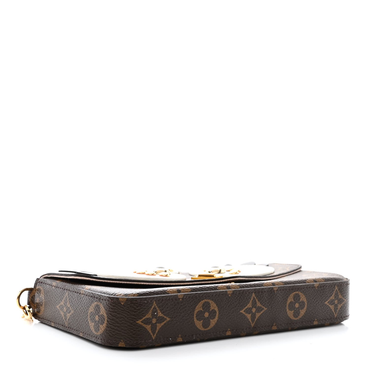 Louis Vuitton Monogram Lovely Birds Pochette Felicie Chain Wallet 5 of 13