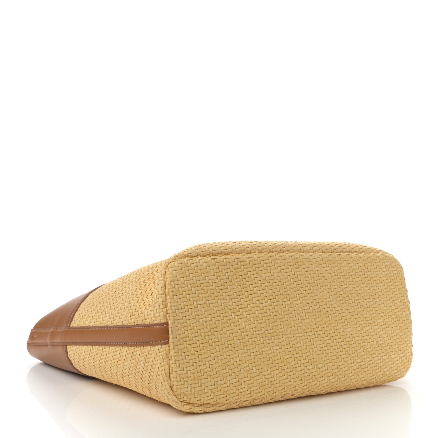 Alexander McQueen Raffia Calfskin Small The Bow Bag Natural Tan 4 of 8