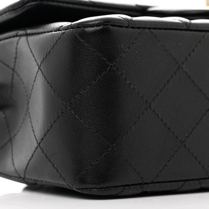 Chanel Lambskin Quilted Mini Rectangular Flap Black 9 of 11
