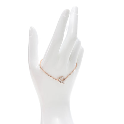 Hermes 18K Rose Gold Diamond Finesse Bracelet ST 2 of 5