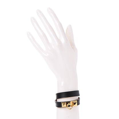 Hermes Chamonix Rivale Double Tour Bracelet XS Black 2 of 7