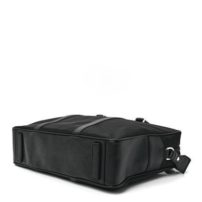 Prada Tessuto Nylon Saffiano Metal Triangle Logo Work Bag Black 10 of 12