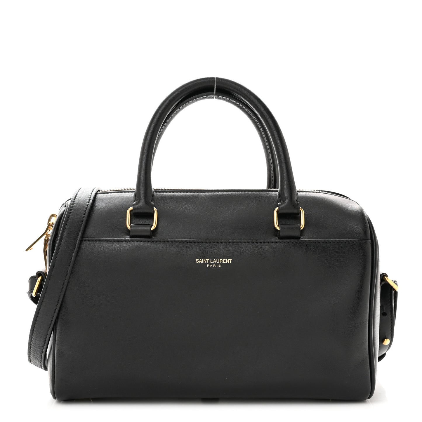 SAINT LAURENT Calfskin Classic Baby Duffle Black