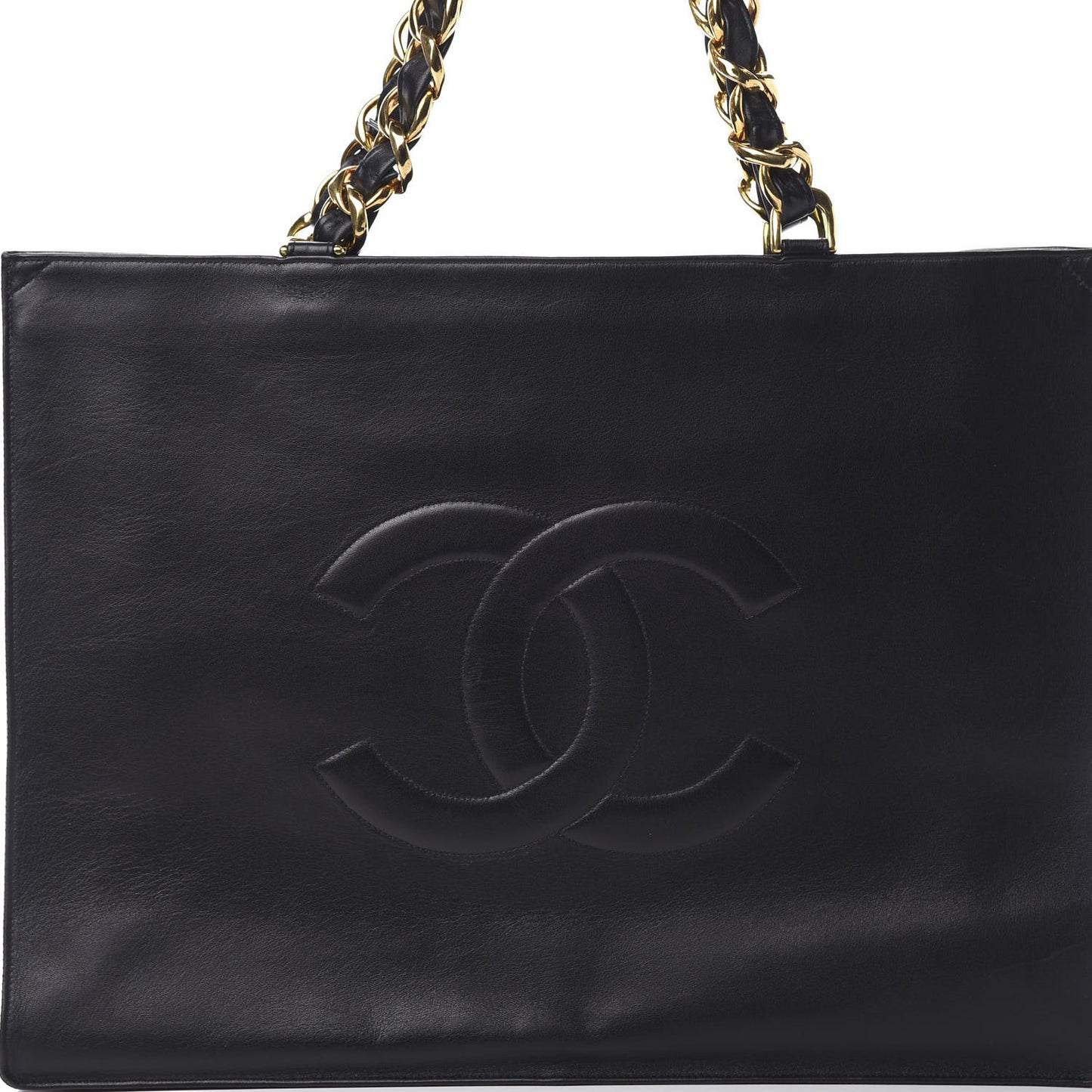 Lambskin CC Shoulder Bag Black