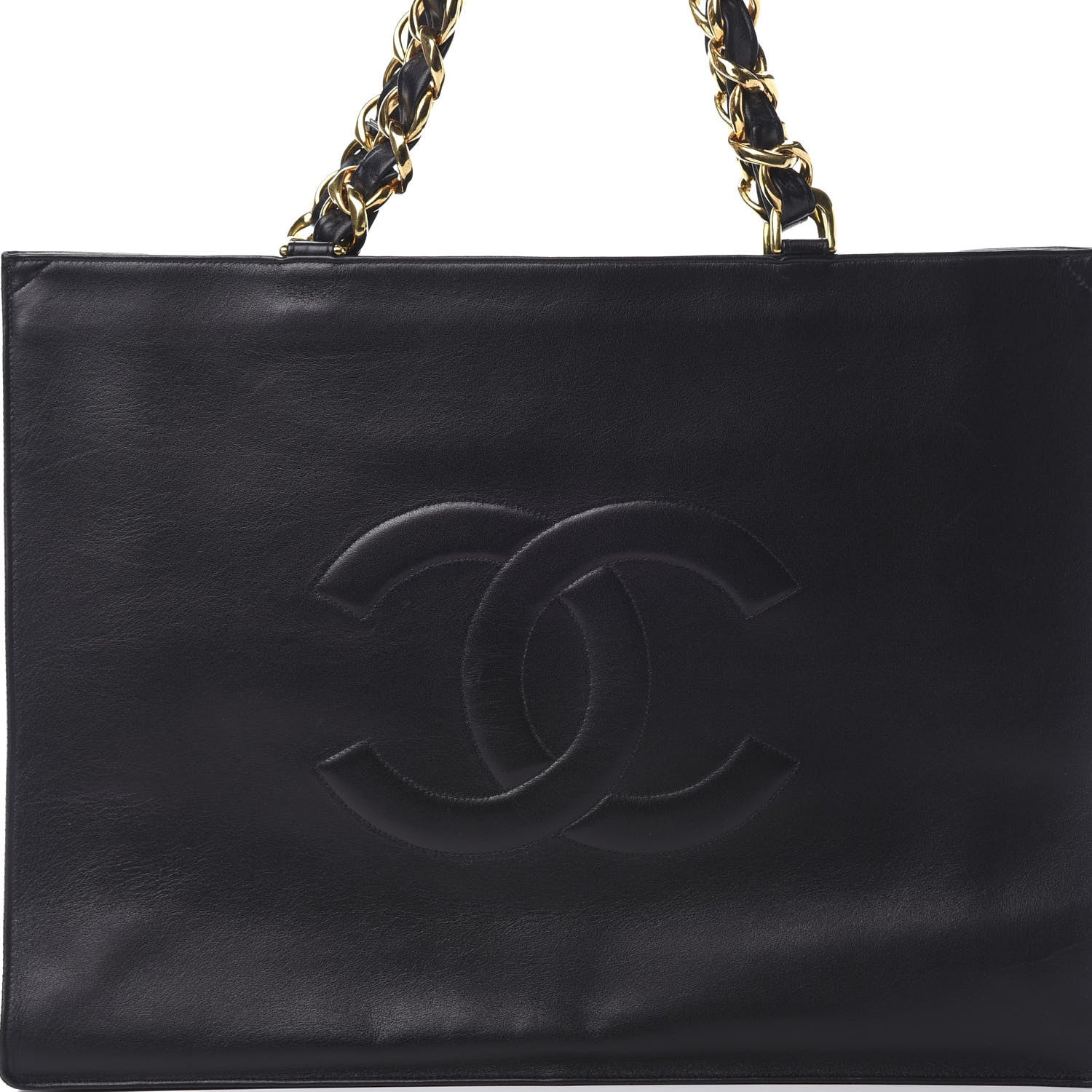 Chanel Lambskin CC Shoulder Bag Black 9 of 13