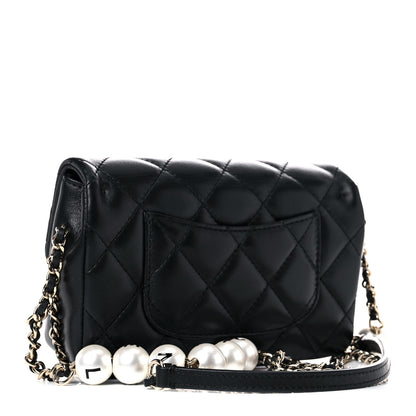 Chanel Lambskin Quilted Mini My Precious Flap Black 3 of 12