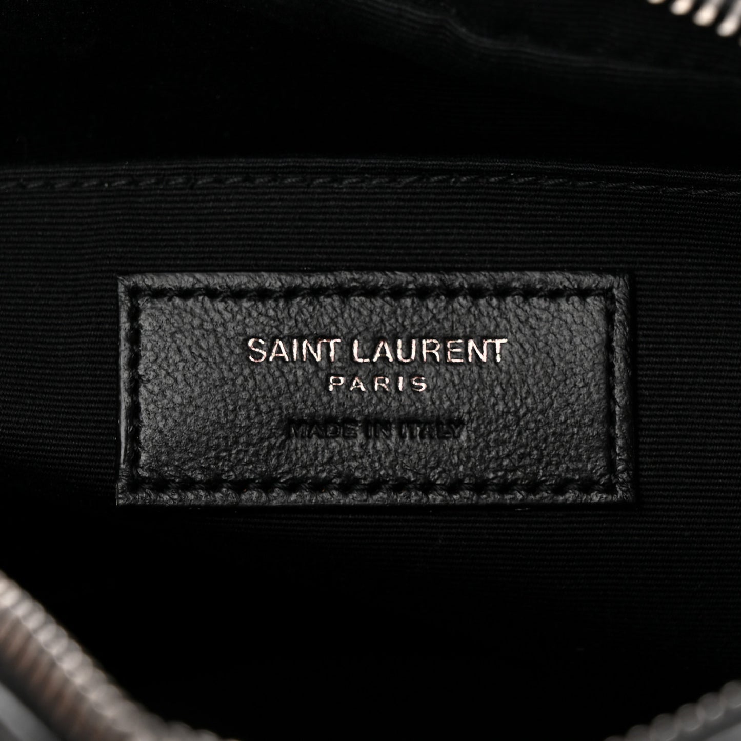 Calfskin Matelasse Monogram Lou Camera Bag Black