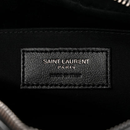 Saint Laurent Calfskin Matelasse Monogram Lou Camera Bag Black 6 of 12