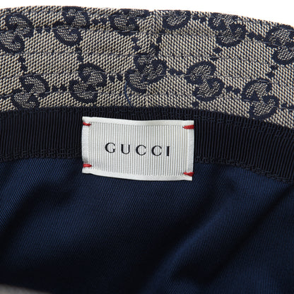 Gucci GG Monogram Bucket Hat Beige Blu 4 of 5