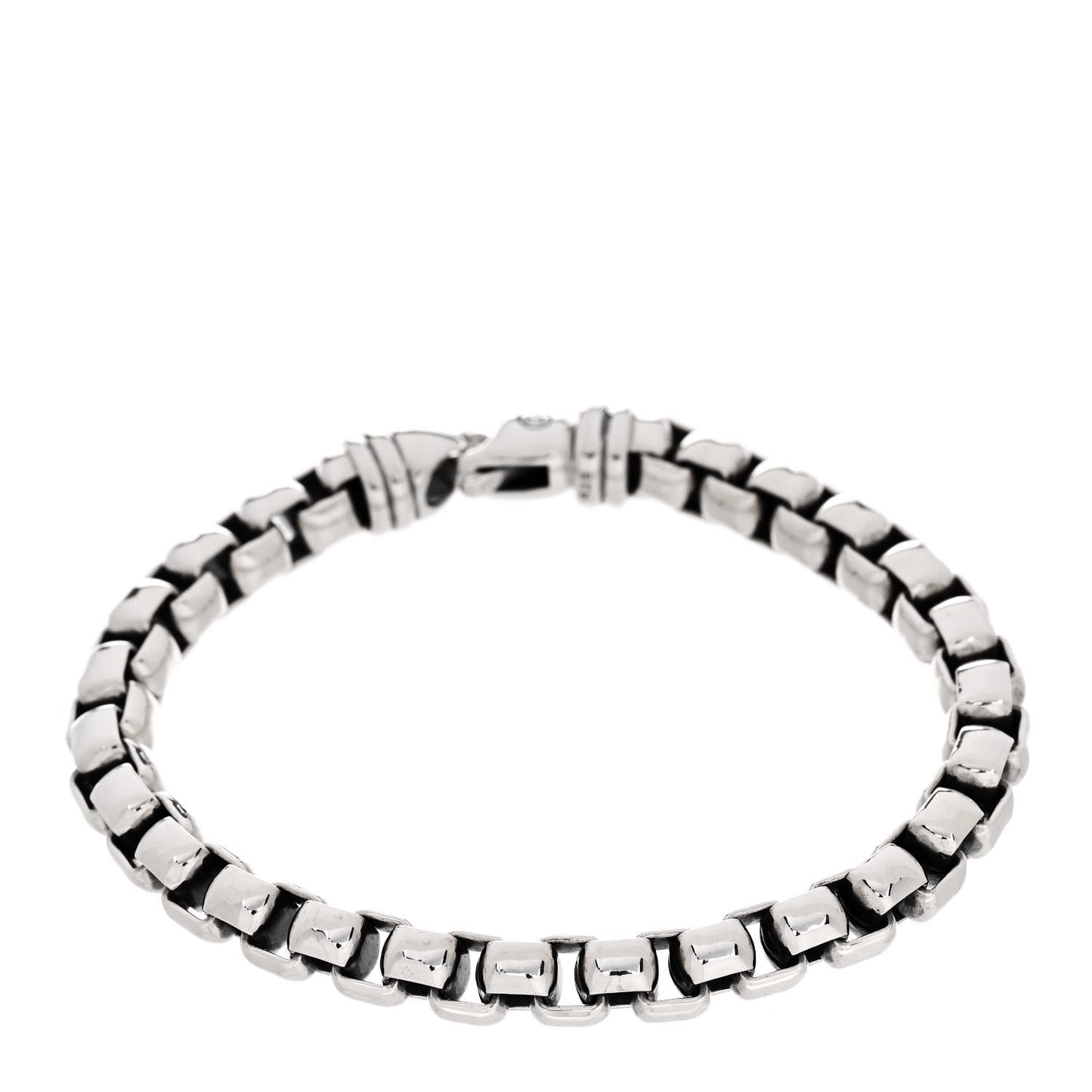Sterling Silver 7mm Box Chain Bracelet
