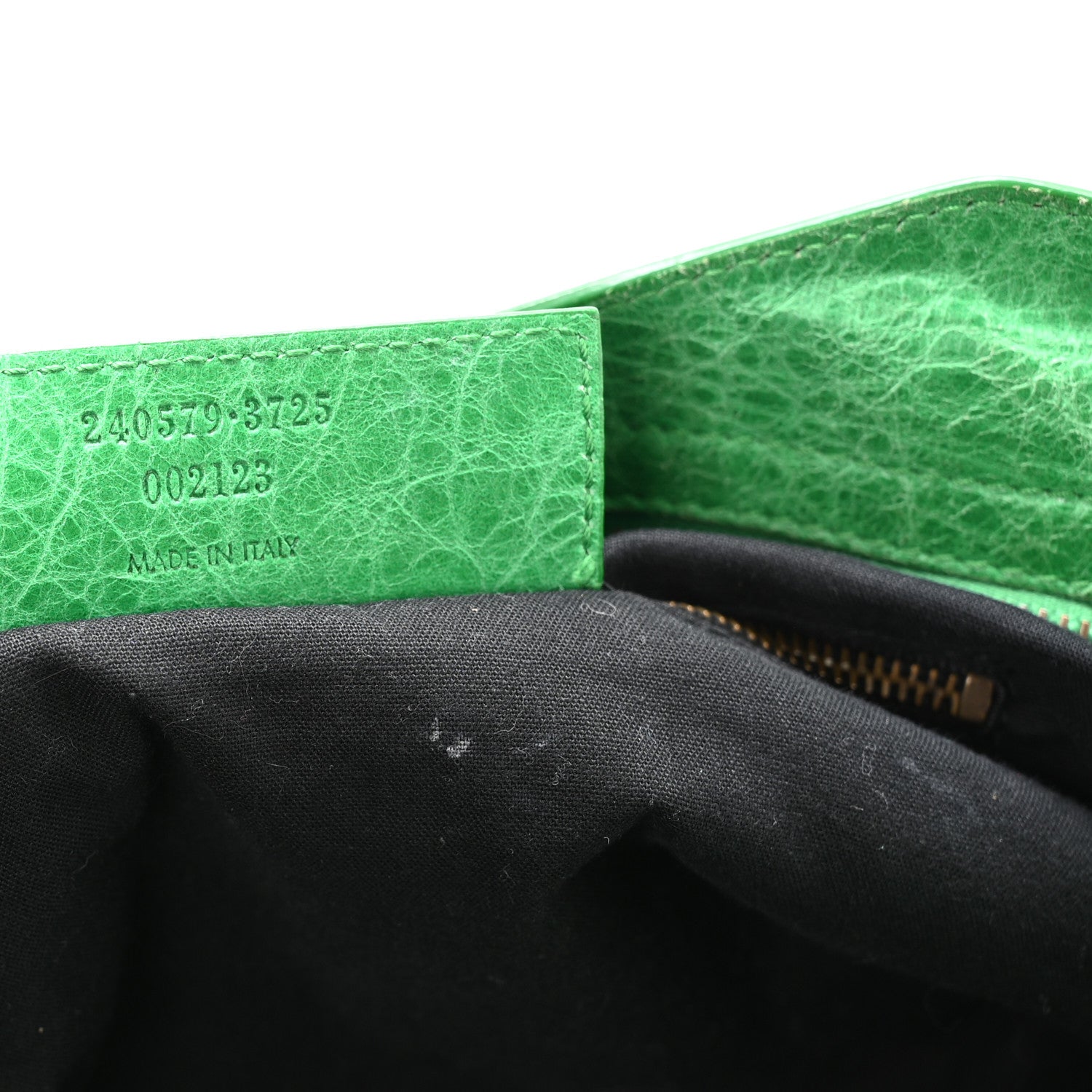 Balenciaga Agneau Classic Hardware Town Vert Poker 8 of 11