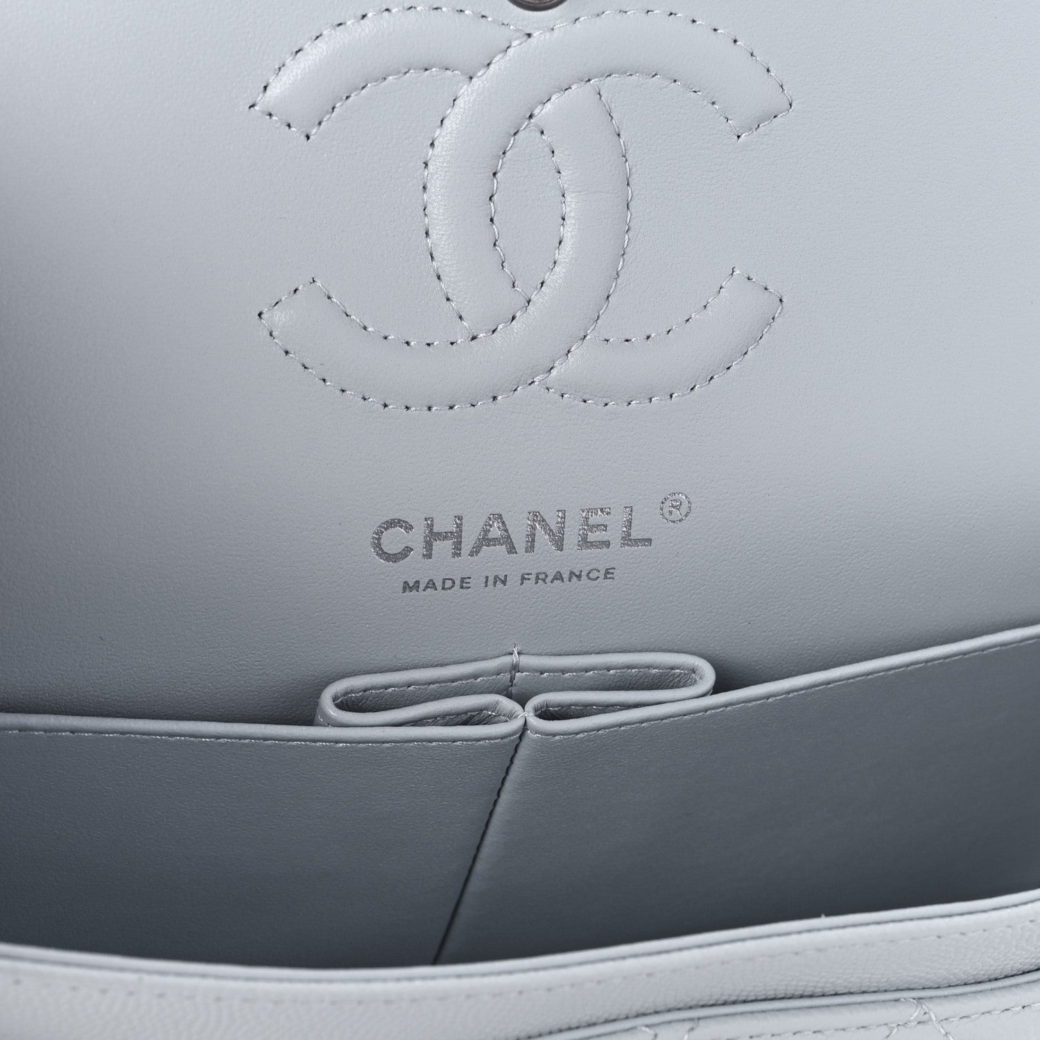 Chanel Caviar Quilted Small Double Flap Light Blue 6 of 11