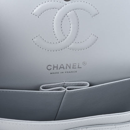 Chanel Caviar Quilted Small Double Flap Light Blue 6 of 11