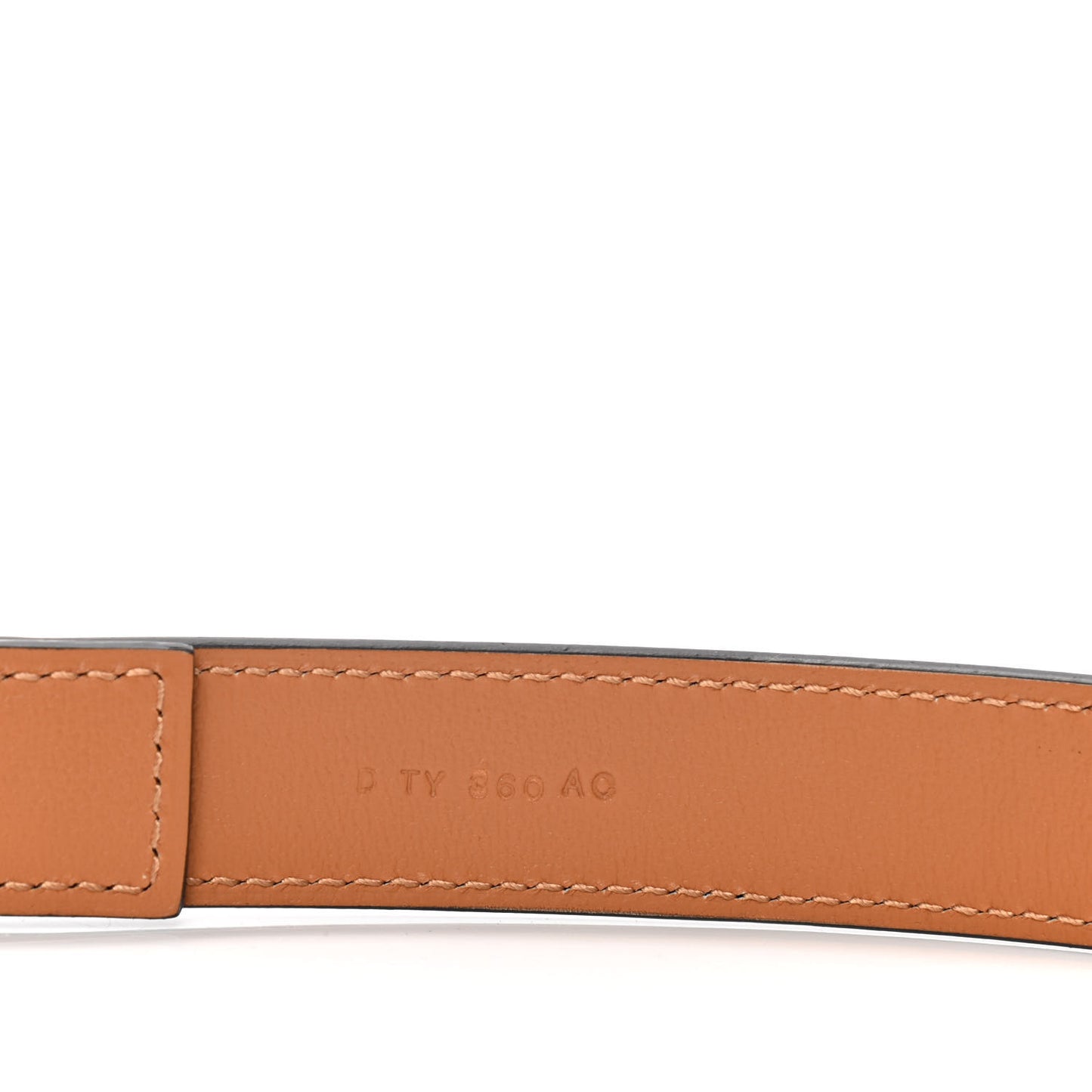 Madame Calfskin 24mm Collier De Chien Belt Black