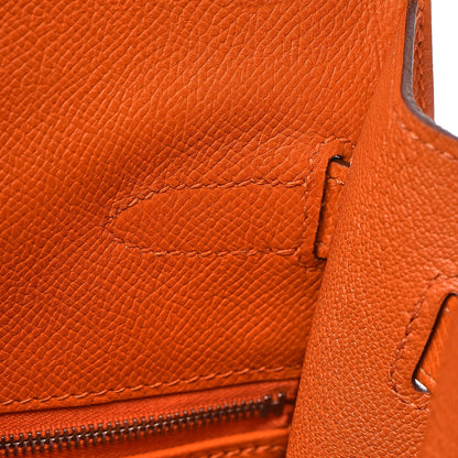 Hermes Epsom Kelly Sellier 35 Orange 10 of 34