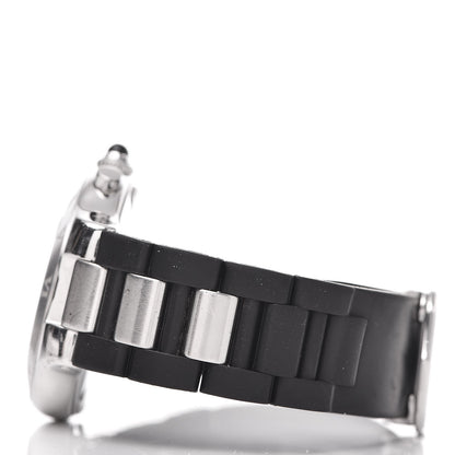 Cartier Stainless Steel Rubber 38mm Must 21 Chronoscaph Quartz Watch Black 4 of 8