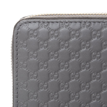 Gucci Soft Microguccissima Zip Around Top Handle Travel Wallet Loess 11 of 12