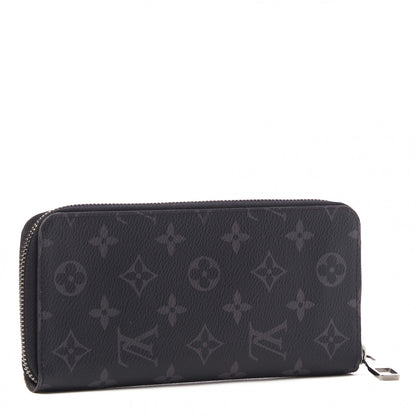 Louis Vuitton Monogram Eclipse Vertical Zippy Wallet 2 of 7