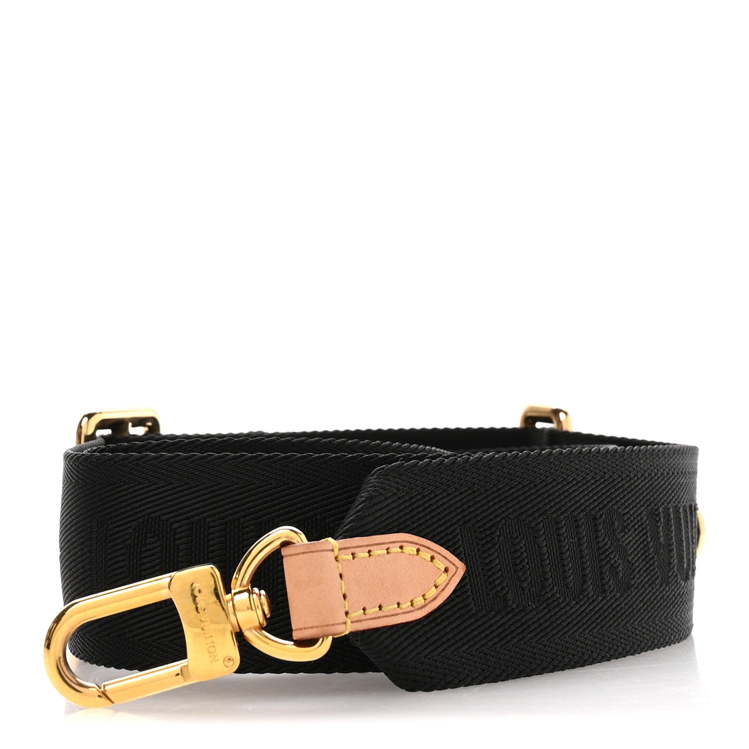 Louis Vuitton Monogram Multi Pochette Accessories Bandouliere Shoulder Strap Black 2 of 6