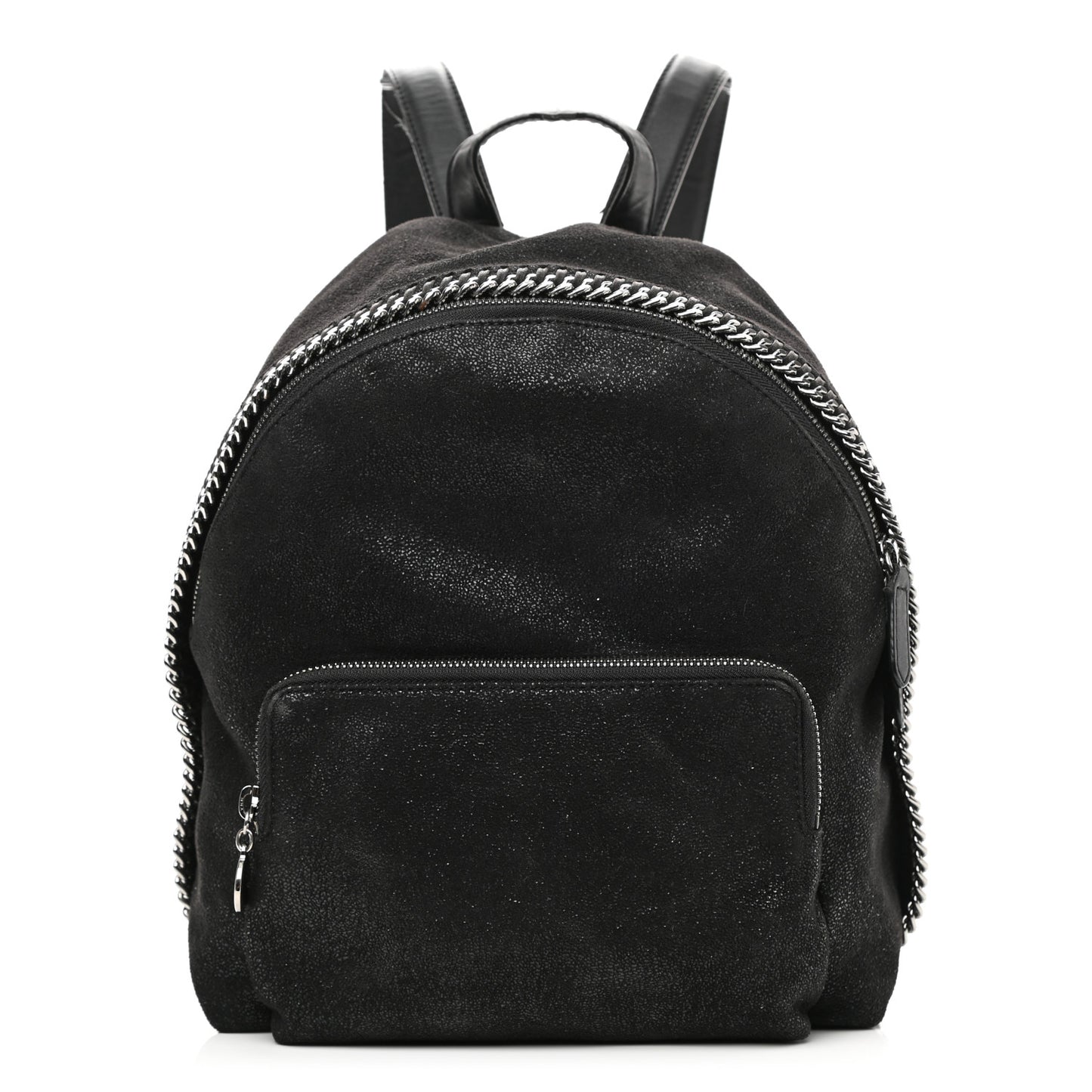 Shaggy Deer Small Falabella Backpack Black